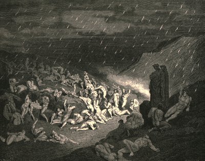 1890年，was脚的演奏无休止。 作者 Gustave Dore