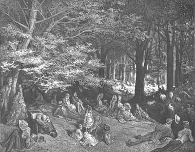 树下-摄政公园》，1872年。   作者 古斯塔夫·多尔（Gustave Dore）
