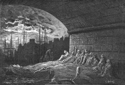 拱门下》，1872年。   作者 Gustave Dore