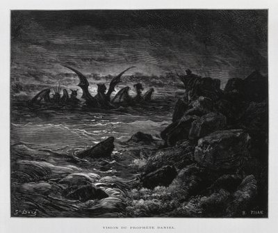 先知但以理的异象，《多尔圣经》插图 作者 古斯塔夫·多尔（Gustave Dore）