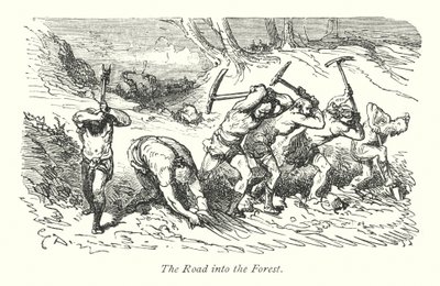 温莎森林（雕刻） 作者 古斯塔夫·多尔（Gustave Dore）