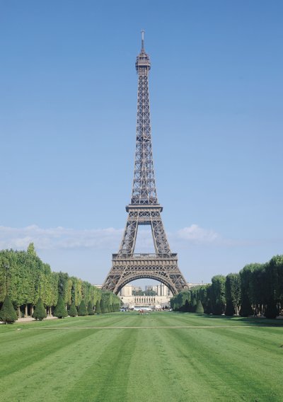 艾菲尔铁塔，朝向夏洛宫（Palais de Chaillot），建于1887年至1889年 作者 古斯塔夫·埃菲尔