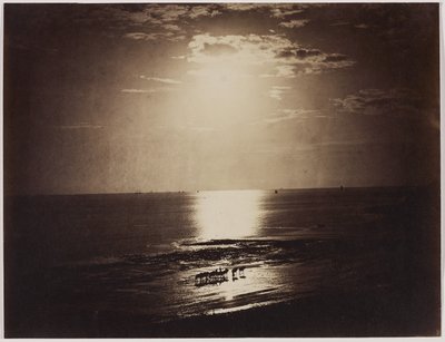 太阳加冕，诺曼底，1856年至1959年（蛋白打印从湿胶棉负片） 作者 古斯塔夫·勒格雷
