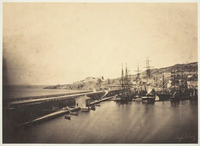 塞特的码头，1857年。 作者 古斯塔夫·勒格雷