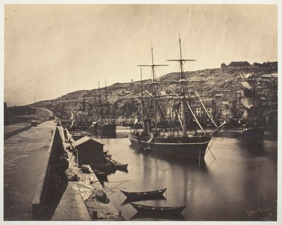 塞特的港口和城市-地中海塞特的港口和城市-地中海，1857年。 作者 古斯塔夫·勒格雷