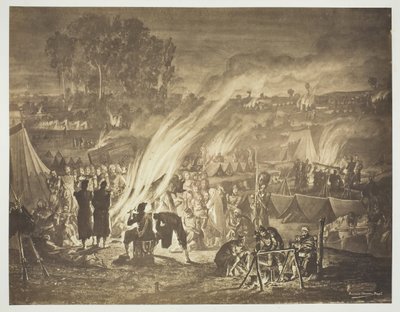 无题[由贝内迪克特-马松绘制的阿拉伯 "庆典 "图]，1857年。   作者 古斯塔夫·勒格雷