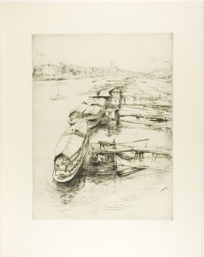 奥特伊的驳船 作者 古斯塔夫·莱休特（Gustave Leheutre）