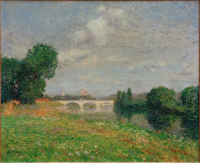 南特的Perronet桥 作者 Gustave Loiseau