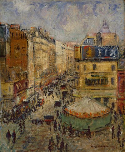 巴黎克里尼昂库尔街（Rue de Clignancourt）。 作者 古斯塔夫·洛索（Gustave Loiseau）