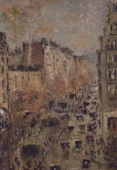 Boulevard Raspail，1928年 作者 古斯塔夫·洛索（Gustave Loiseau）