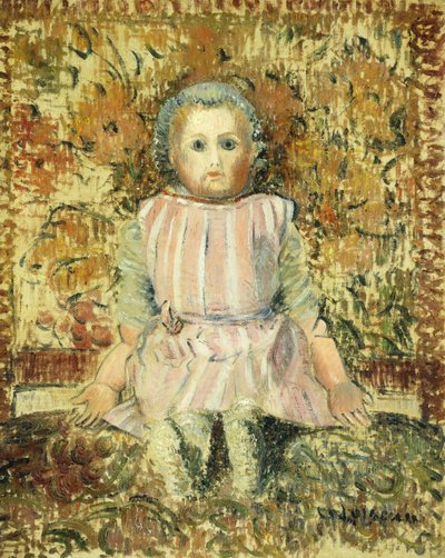 木偶； Le Poupee，约1919年 作者 古斯塔夫·洛索（Gustave Loiseau）