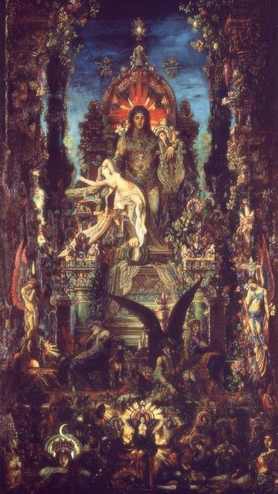木星和塞米勒 作者 古斯塔夫·莫罗（Gustave Moreau）