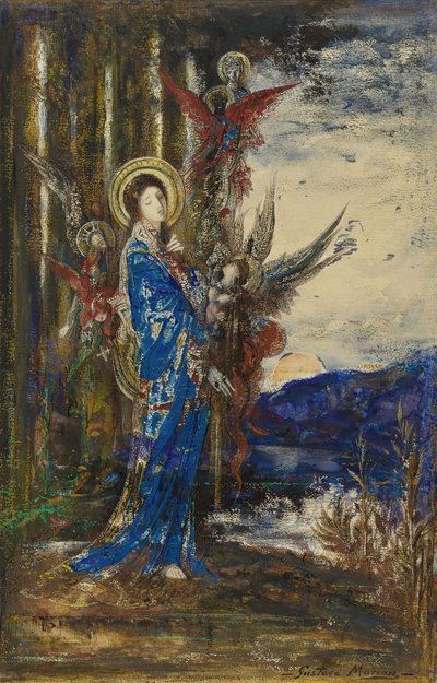 "" 样张 "" Gustave Moreau 的水彩画（1826-1898）私人收藏 作者 古斯塔夫·莫罗（Gustave Moreau）