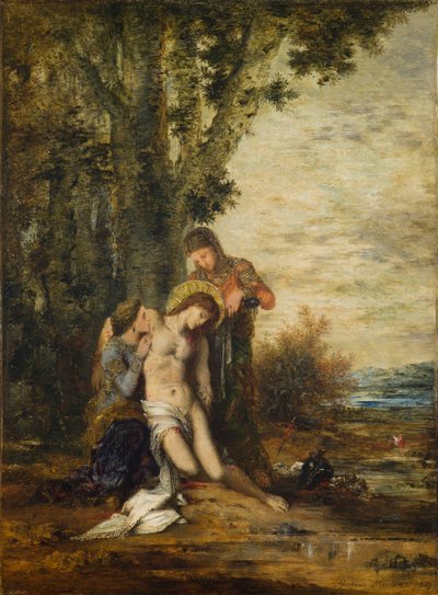 殉教的圣塞巴斯蒂安 作者 古斯塔夫·莫罗（Gustave Moreau）