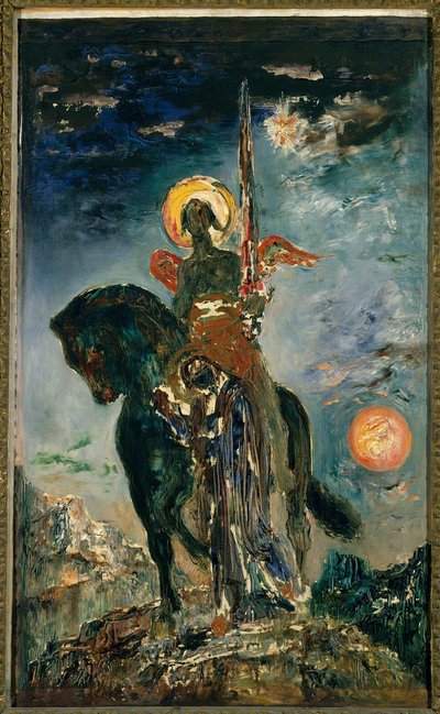 公园和死亡天使 古斯塔夫-莫罗(1826-1898)的画作，太阳。1,10 X 0,37 m. 巴黎，古斯塔夫-莫罗博物馆 作者 古斯塔夫·莫罗（Gustave Moreau）