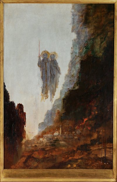 索多玛的天使 作者 古斯塔夫·莫罗（Gustave Moreau）