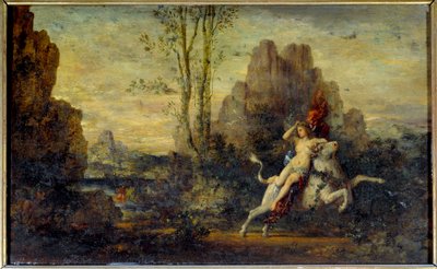 绑架欧洲。 古斯塔夫·莫罗 (1826-1898) 的绘画 作者 古斯塔夫·莫罗（Gustave Moreau）