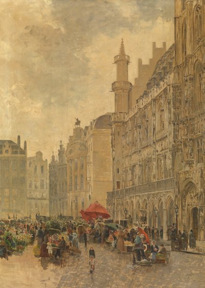 布鲁塞尔大广场 作者 古斯塔夫·沃尔基耶