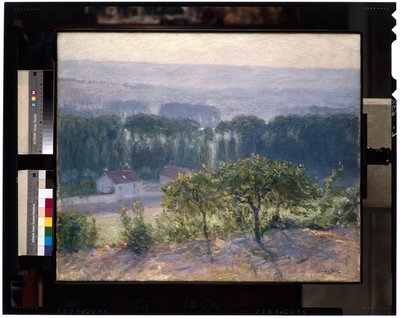 下午晚些时候，吉维尼，c.1905-13（布面油画） 作者 盖伊·罗斯
