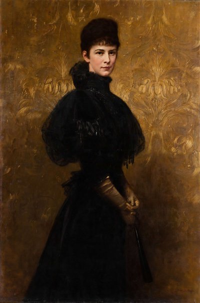 伊丽莎白女王肖像 伊丽莎白皇后肖像 作者 久拉·本丘尔（GyulaBenczúr）