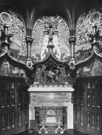 乔uc室，威尔士卡迪夫城堡，1924-1926年 作者 汉王