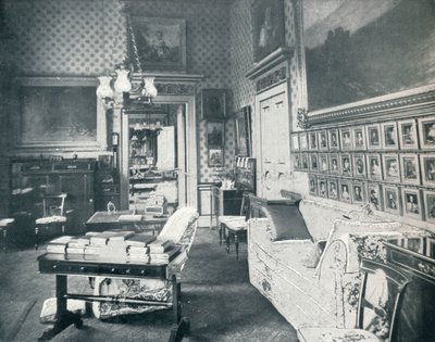 1901年，c1899年，白金汉宫的王子配偶更衣室 作者 汉王