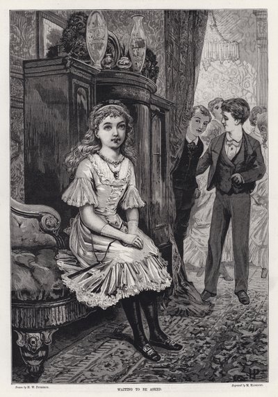 Waiting to be Asked (engraving) 作者 HW（之后）Petherick
