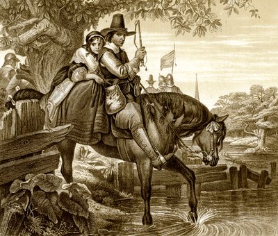 查尔斯二世（Charles II）变相助他逃亡（19世纪1651年，简·莱恩（Jane Lane））。 作者 伯恩