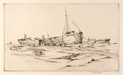 海洋墓地，亚瑟港 作者 琳德利·霍斯福德（H. Lindley Hosford）