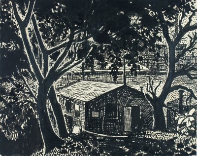 无题（林中小屋） 作者 莱曼·塞恩