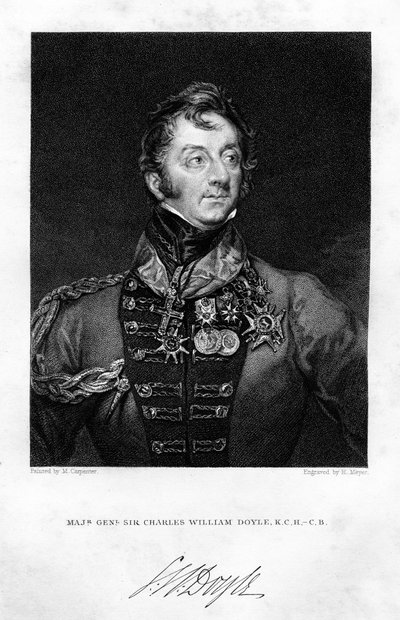 查尔斯·黑斯廷斯·道尔爵士，1804-1883年，英国士兵，1837年。 作者 梅耶