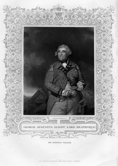 乔治·奥古斯都·埃利奥特（George Augustus Eliott）1717-1798，希思菲尔德男爵（Barst Heathfield），19世纪。 作者 鲁宾逊
