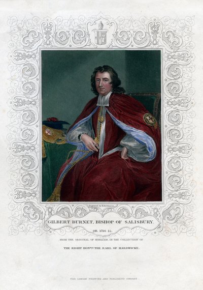 吉尔伯特·伯内特（Gilbert Burnet），苏格兰神学家和历史学家，十九世纪 作者 鲁宾逊