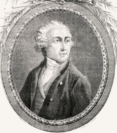 由Pannemaker-Ligny雕刻的Antoine Laurent Lavoisier，来自Louis Blanc的“法国革命史”（1811-82） 作者 夏勒（H. de la Charlerie）