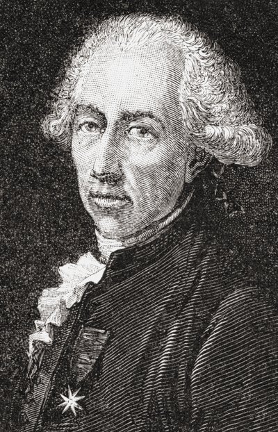 Francheis Alexandre Frederic，Rouchefoucauld-Liancourt公爵，由Pannemaker-Ligny雕刻，来自Louis Blanc的“法国大革命史”（1811-82） 作者 夏勒（H. de la Charlerie）
