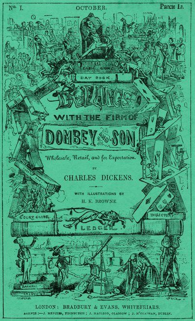 Charles Dickens - Dombey and Son 作者 Hablot骑士布朗