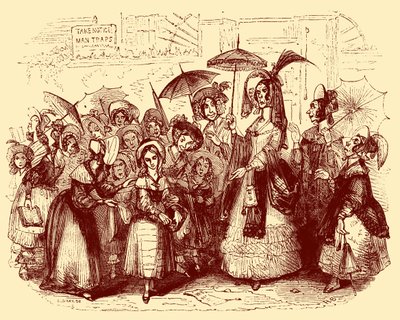 查尔斯·狄更斯 (Charles Dickens) 的“旧好奇商店” 作者 Hablot骑士布朗