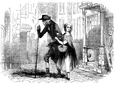 查尔斯-狄更斯的 "老古董店"(The Old Curiosity Shop) 作者 Hablot骑士布朗
