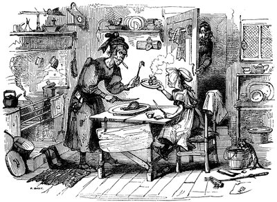 查尔斯-狄更斯的 "老古董店"(The Old Curiosity Shop) 作者 Hablot骑士布朗
