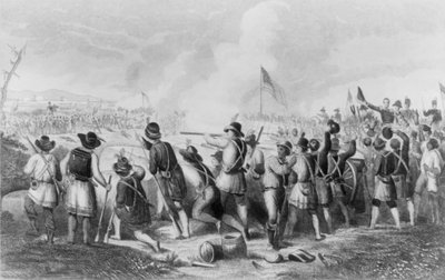 1813年1月8日，新奥尔良战役 作者 Hammatt Billings