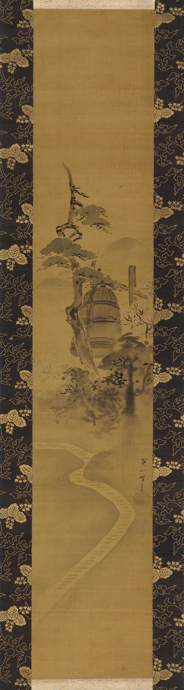 寺庙钟，江户时期，17世纪中叶至18世纪初。 作者 花房伊藤