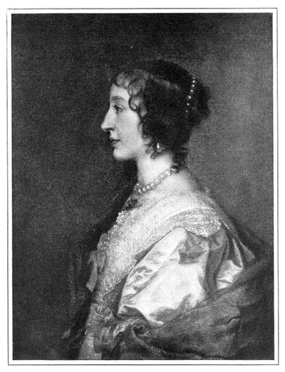 法国的Henrietta Maria（1609-1669），1899年。 作者 大麻茎