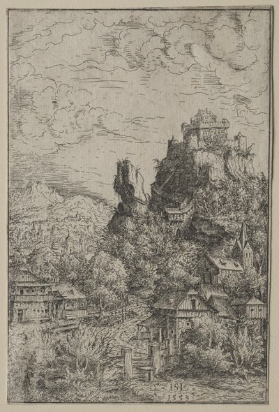 有城堡的风景 作者 汉斯劳滕萨克