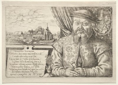 纽伦堡市长Hieronymus Schurstab，1554年。 作者 汉斯·塞巴尔德·劳滕萨克