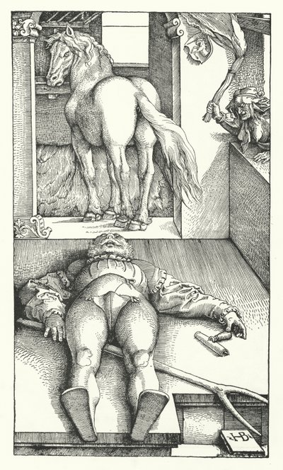 被迷惑的新郎(雕刻版) 作者 汉斯（后）Baldung Grien