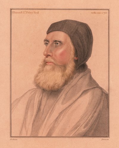 约翰·拉塞尔 作者 Hans (after) Holbein the Younger