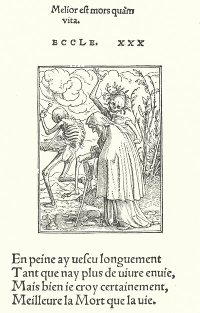 老年妇女（版画） 作者 汉斯（后）小霍尔拜因