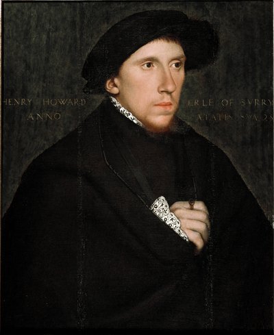 亨利霍华德 (1517-1547) 的肖像，英国诗人和朝臣。 Hans Holbein 工作室的绘画（16 世纪初）。 巴西，圣保罗。 圣保罗艺术博物馆 作者 汉斯（霍尔本）学校