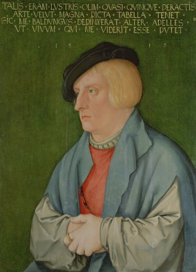 一个年轻人的画象，1515 作者 Hans Baldung Grien