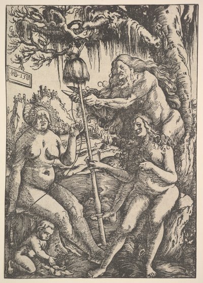 三种命运：拉奇西斯，阿特罗波斯和克洛托，1513年 作者 汉斯·巴尔登·格里恩